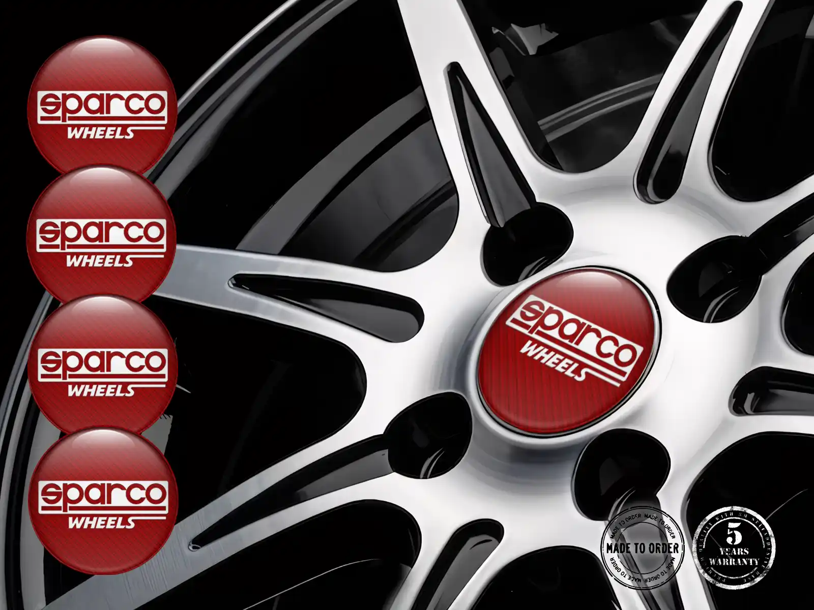 Sparco Pegatinas Bombadas Tuning Vector Flujo Radiante
